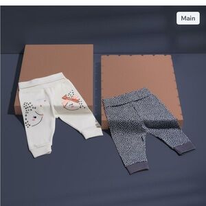 Eyelash Series- 2Pcs Bottom Set with beautiful pattern.